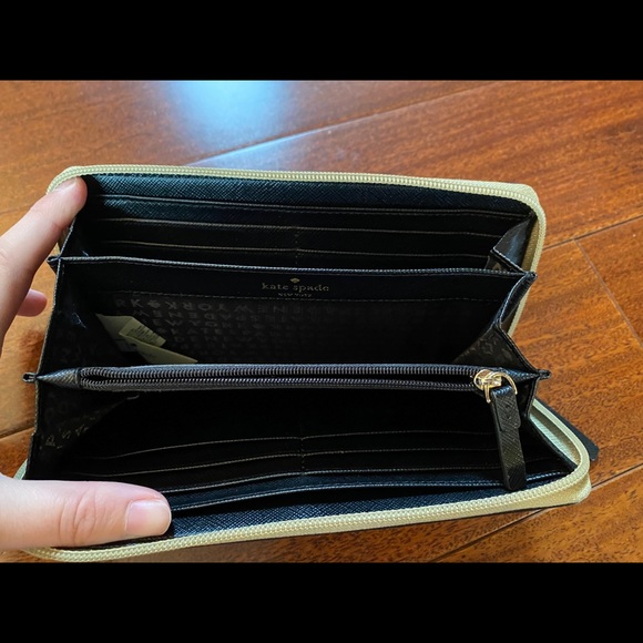 Kate Spade Gold Glitter Wallet - Picture 3 of 3
